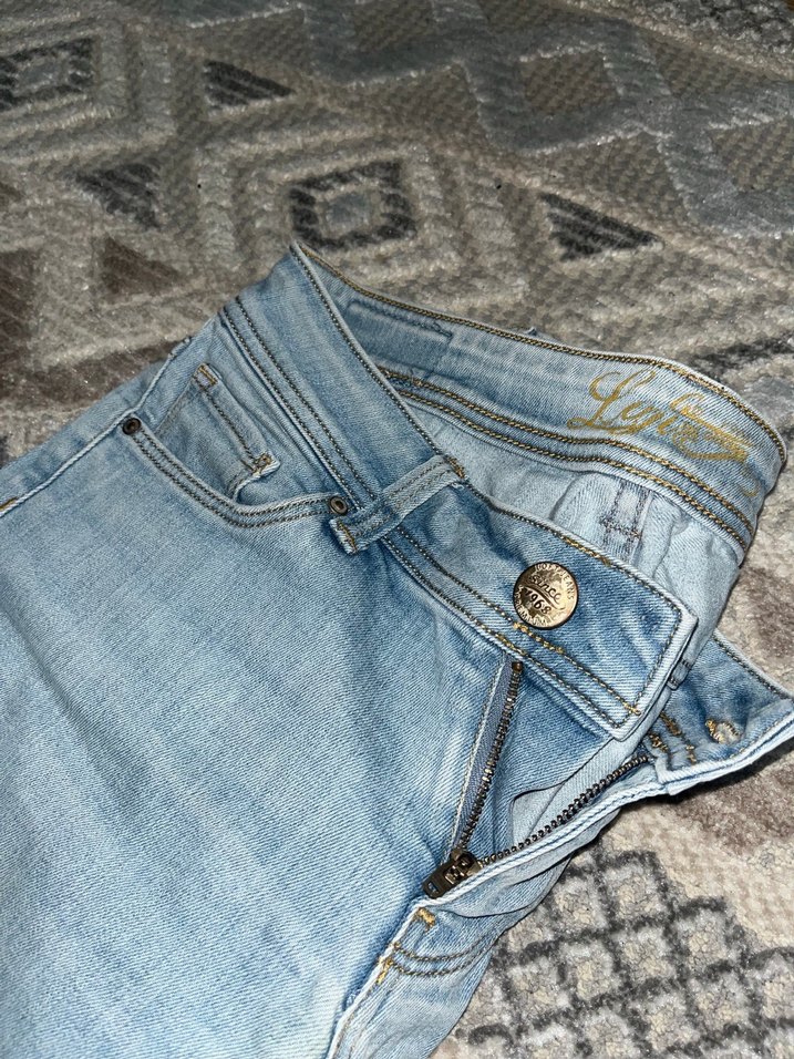 Günlük Rahat Mavi Kot Şort - Görsel 2