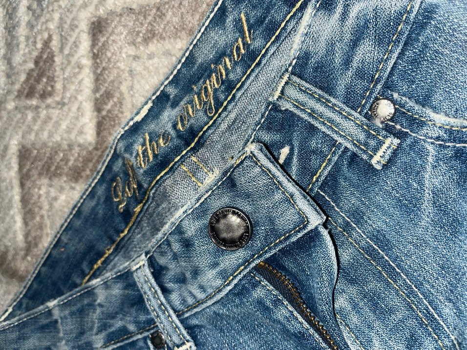 Kadın Mavi Jean Şort - Görsel 4