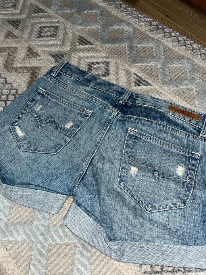 Kadın Mavi Jean Şort - Görsel 2