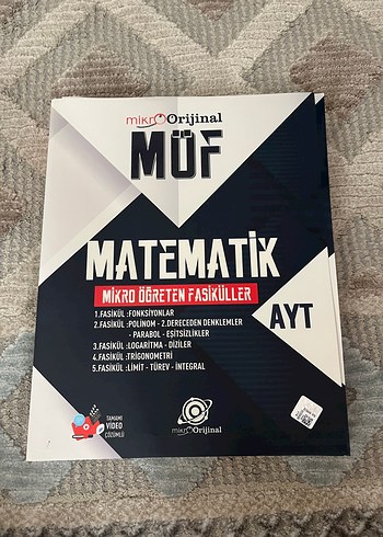 Matematik AYT Mikro Öğreten Fasiküller