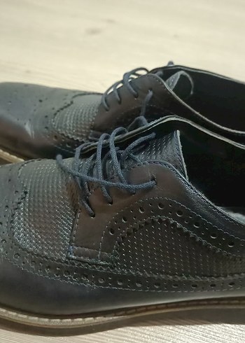 Siyah Bağcıklı Erkek Klasik Ayakkabı - Görsel 4