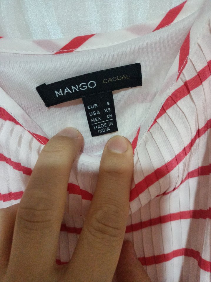 Kırmızı Beyaz Çizgili Askılı Elbise - Görsel 4