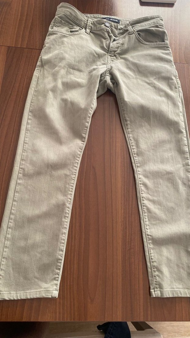 Bej Erkek Denim Pantolon - Görsel 2