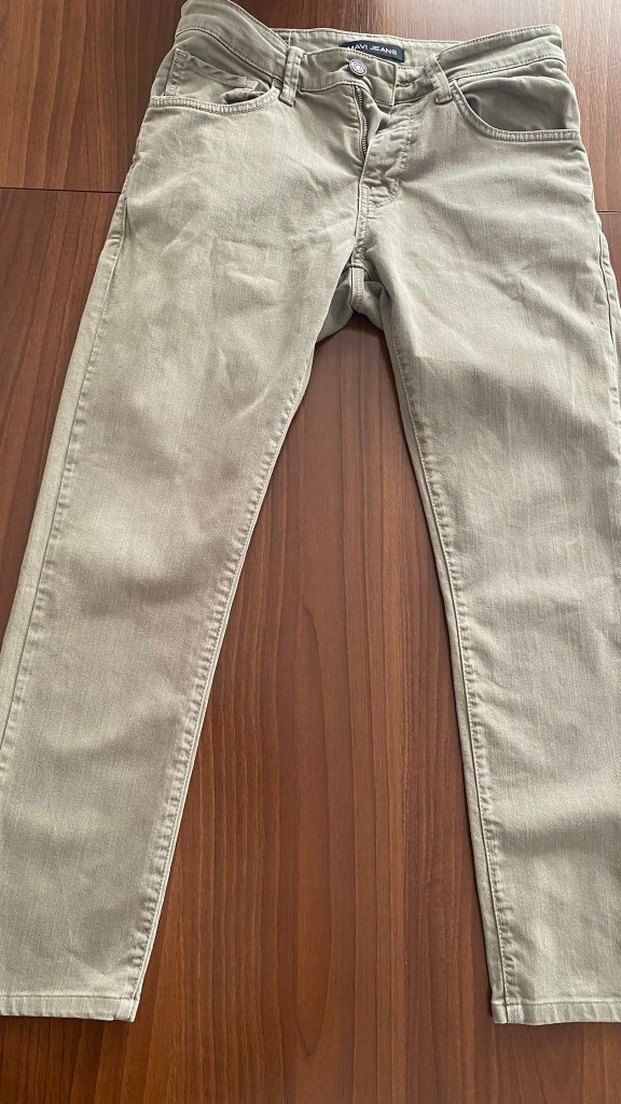 Bej Erkek Denim Pantolon - Görsel 4