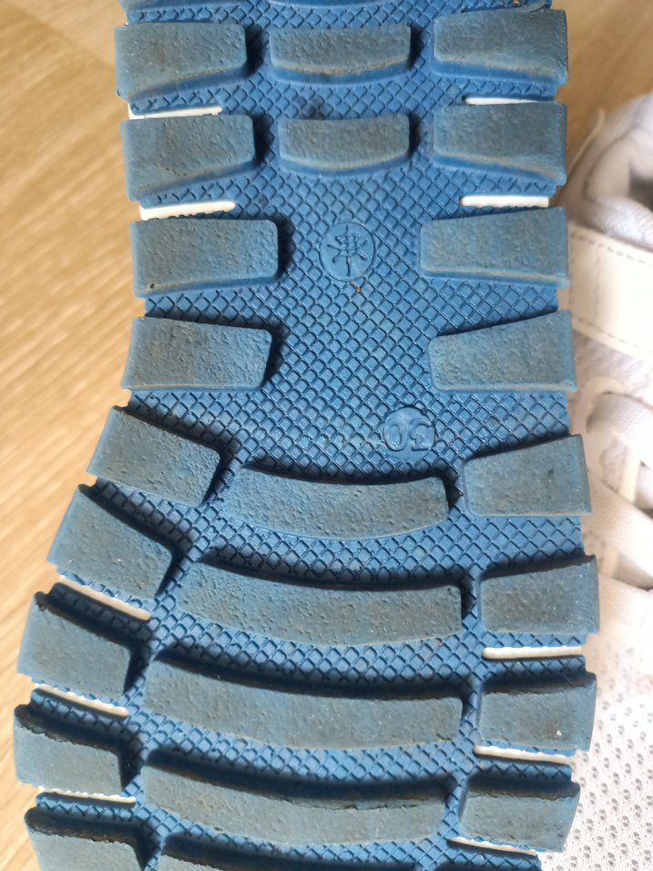 Erkek Çocuk Beyaz deri Cırt Cırtlı Spor Ayakkabı - Görsel 3