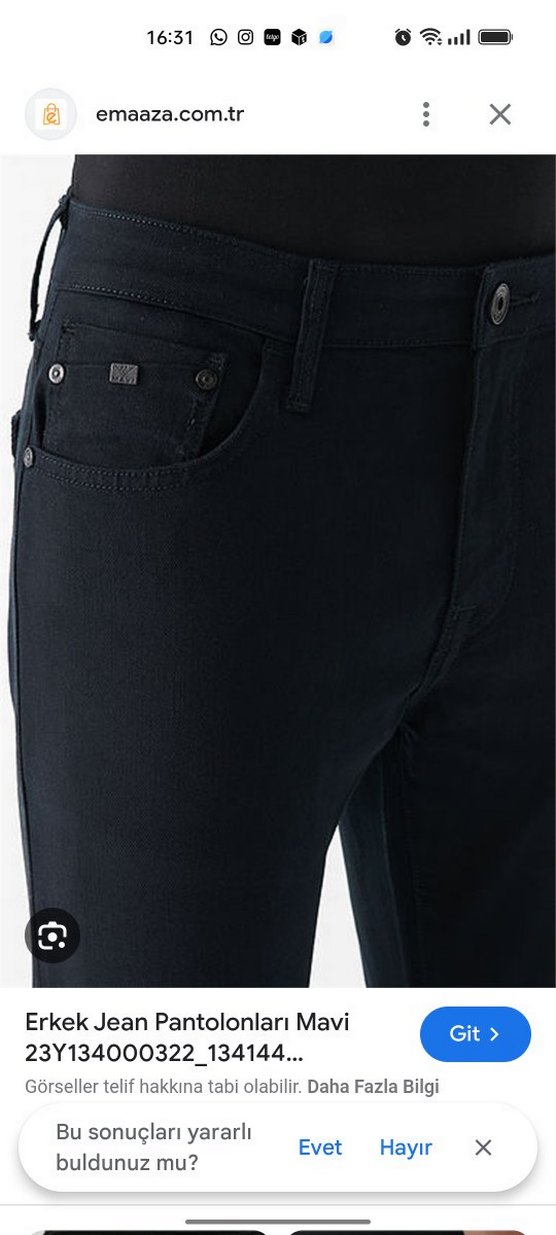 Mavi Black Siyah erkek Denim Pantolon - Görsel 5
