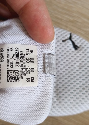 Beyaz Erkek Çocuk Spor Ayakkabı Cırt Cırtlı - Görsel 3