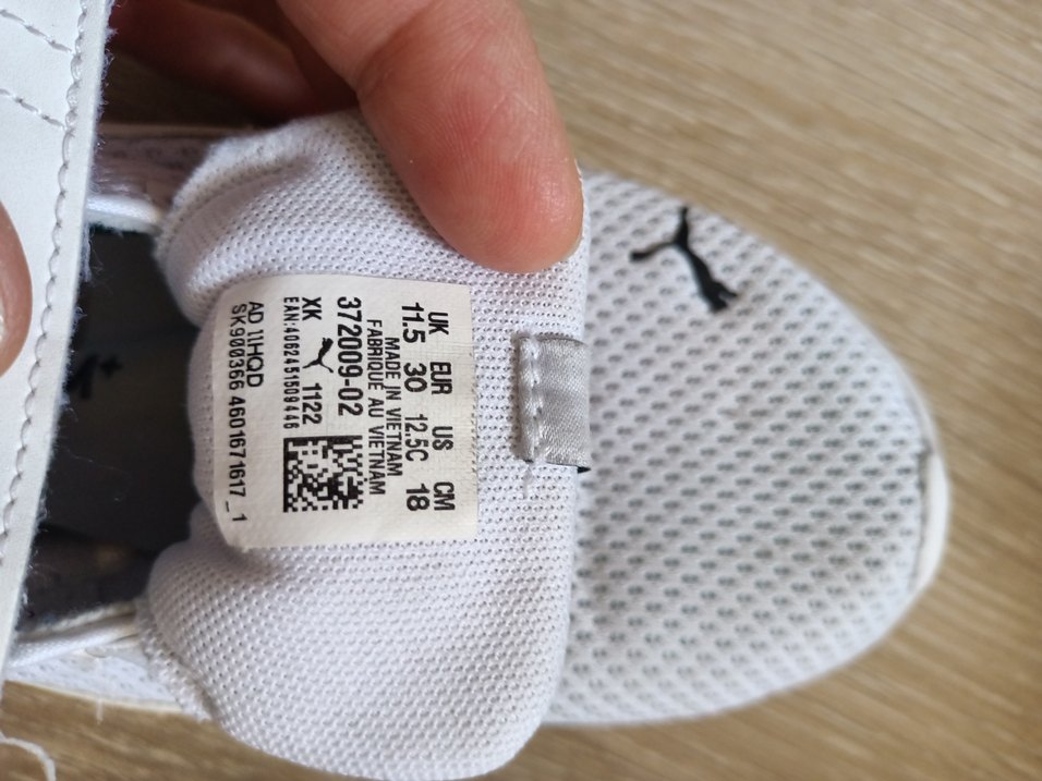 Beyaz Erkek Çocuk Spor Ayakkabı Cırt Cırtlı - Görsel 3