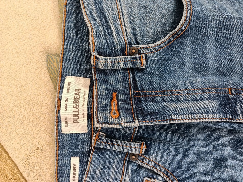 Düz Kesim Kot Pantolon - Görsel 5