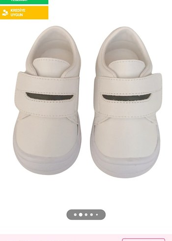 Gri Detaylı Beyaz Erkek Çocuk Spor Ayakkabı - Görsel 2