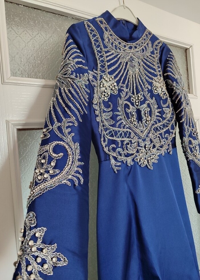 Tesettür abiye elbise - Görsel 2