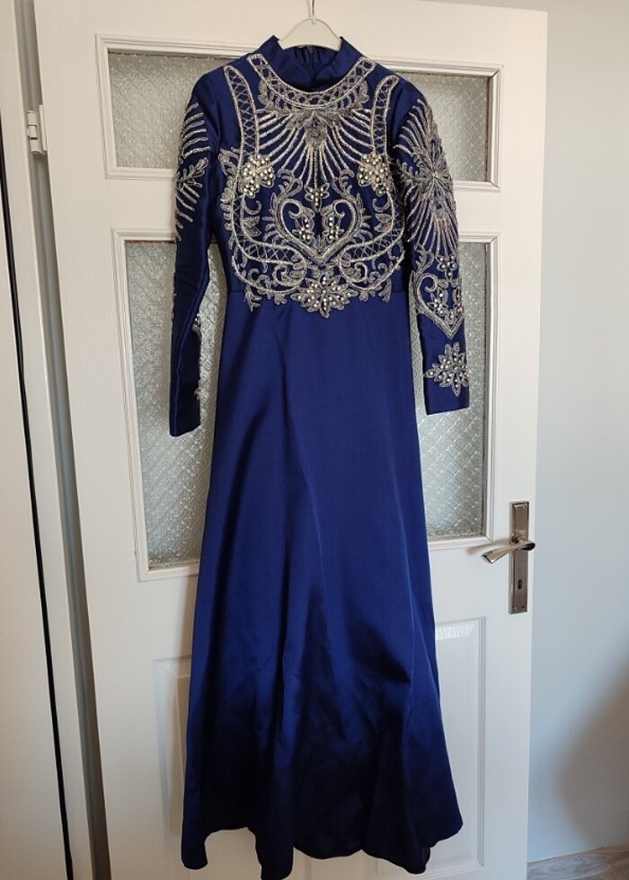 Tesettür abiye elbise - Görsel 3