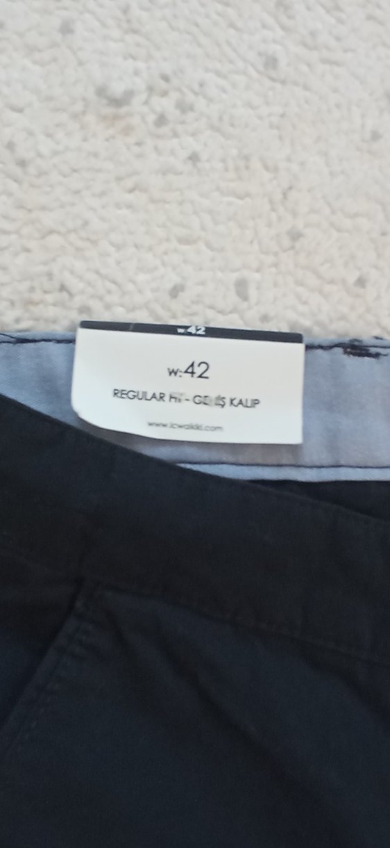 Erkek Siyah Kemerli Pamuklu Şort - Görsel 2