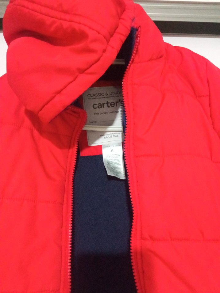 Kırmızı Fermuarlı Erkek Çocuk Montu - Görsel 5