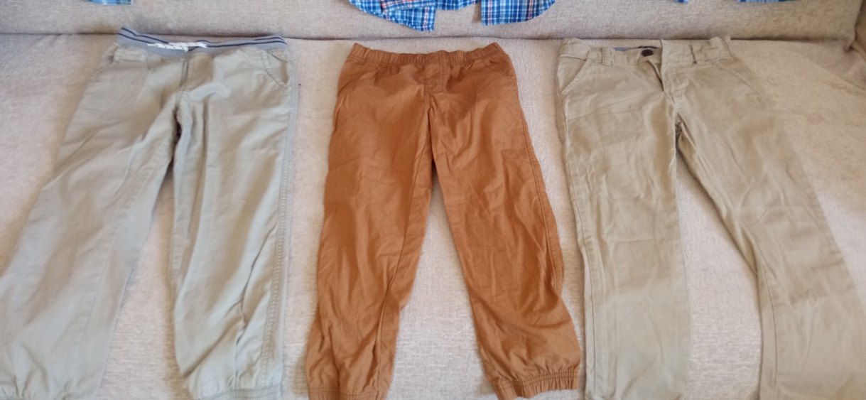 Düğmeli Kahverengi Erkek Pantolon - Görsel 3