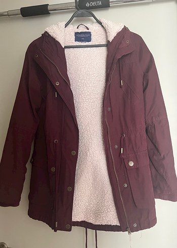Bordo kadın parka/mont