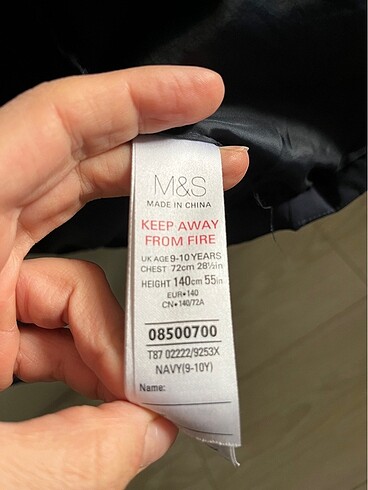 Marks&Spencer outdoor mont - Görsel 2