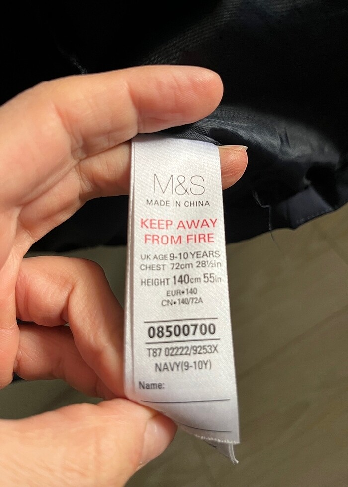 Marks&Spencer outdoor mont - Görsel 2