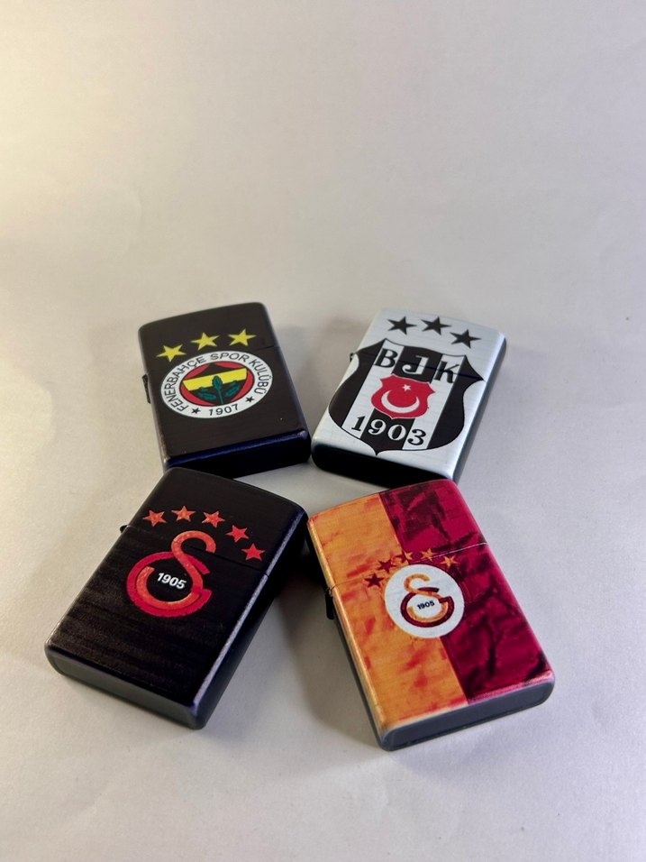 Siyah-Beyaz Erkek Bileklik Çakmak Set - Görsel 2