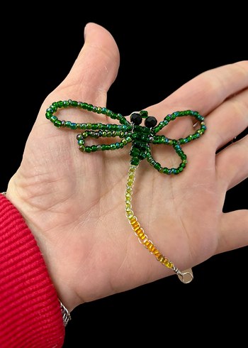 Boncuklu Renkli Yusufçuk Anahtarlık - Görsel 4