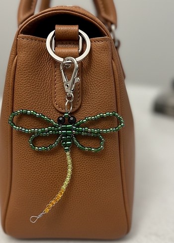 Boncuklu Renkli Yusufçuk Anahtarlık - Görsel 2