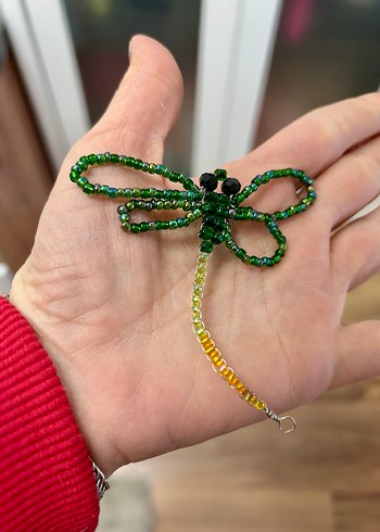 Boncuklu Renkli Yusufçuk Anahtarlık - Görsel 7