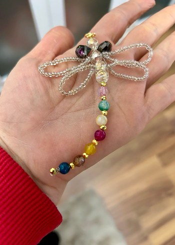 Boncuklu Renkli Yusufçuk Anahtarlık - Görsel 9