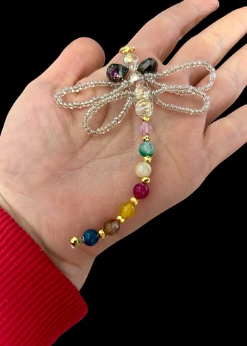 Boncuklu Renkli Yusufçuk Anahtarlık - Görsel 5