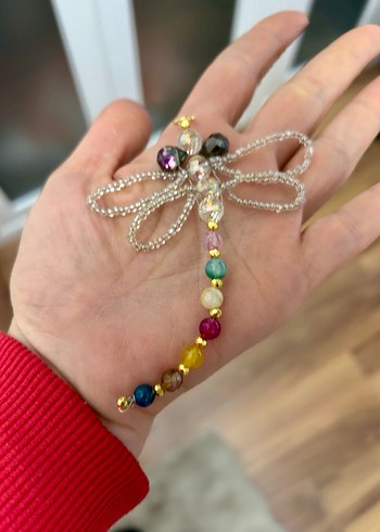 Boncuklu Renkli Yusufçuk Anahtarlık - Görsel 8