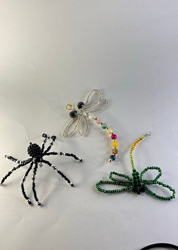 Boncuklu Renkli Yusufçuk Anahtarlık - Görsel 12