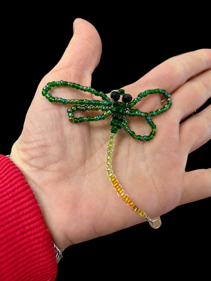 Boncuklu Renkli Yusufçuk Anahtarlık - Görsel 4