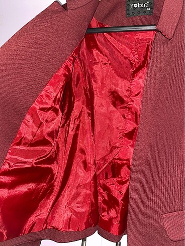 36 Beden bordo Renk bordo ceket