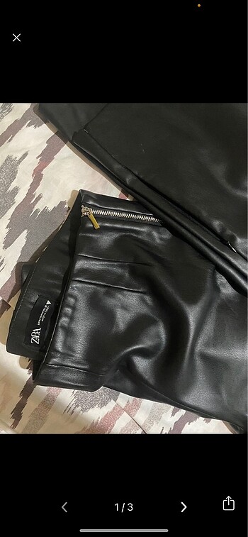 ZARA DERİ PANTOLON