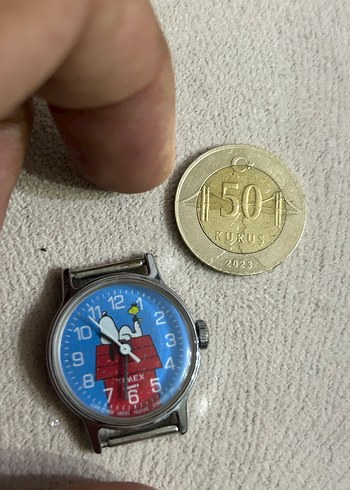 Beden Timex Renkli Vintage Snoopy mini kurmalı Saat