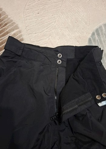 kadın Bol Kesim Kemerli Kayak Pantolonu - Görsel 6