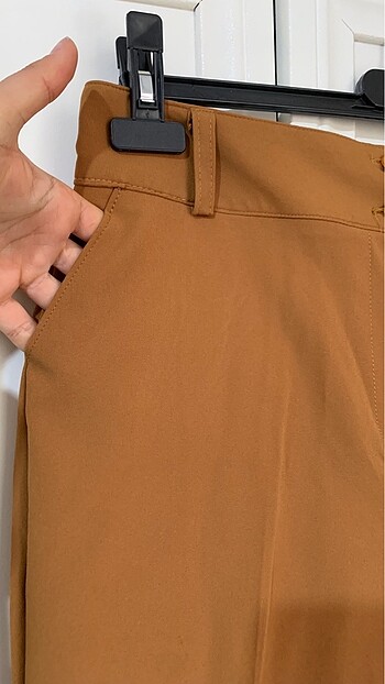Diğer Taba rengi kumaş pantolon M