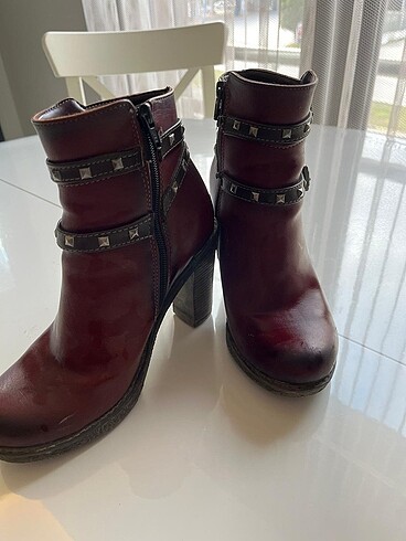 36 Beden bordo Renk 36numara kadın bot