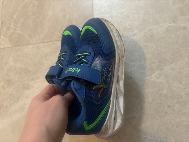 29 Beden mavi Renk Erkek çocuk ışıklı spor ayakkabı