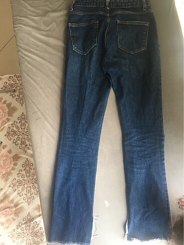  Beden Yüksek bel slim flare jean