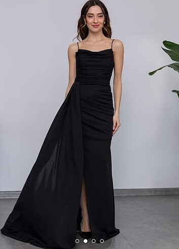 Abiye elbise L beden deniz butik