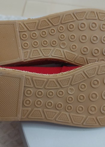 Kırmızı Kadın ayakkabı - Görsel 2