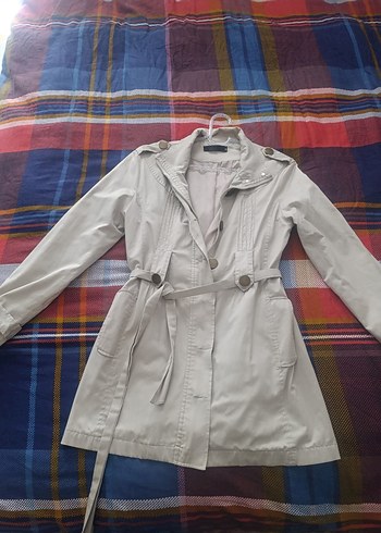 Düğmeli Midi Trençkot - Görsel 2