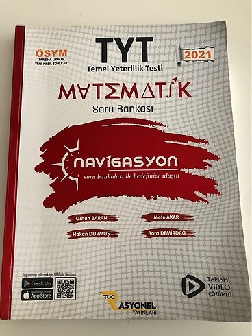 Rasyonel Yayınları TYT Matematik