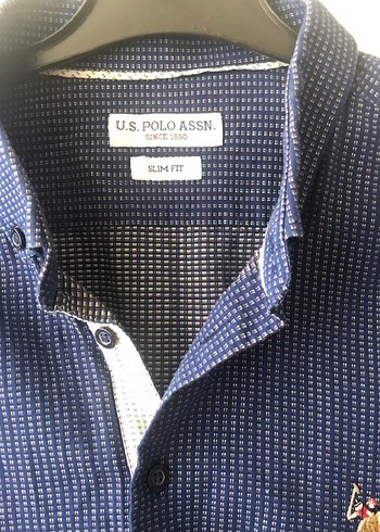 U.S Polo Assn. U.S. Polo Assn. Erkek Mavi Uzun Kollu Gömlek