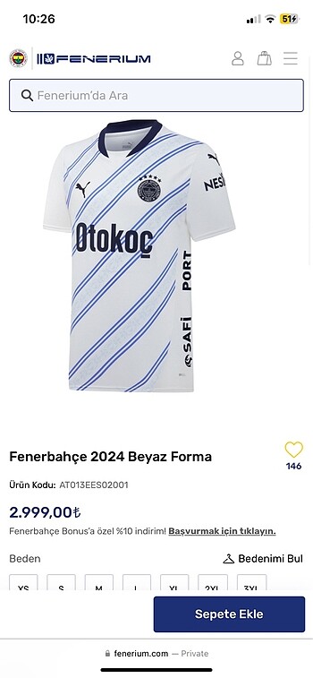Fenerbahce forma orijinaldir