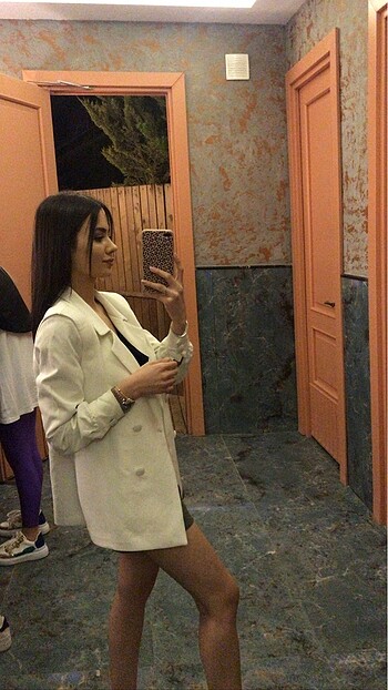 Zara Beyaz blazer ceket