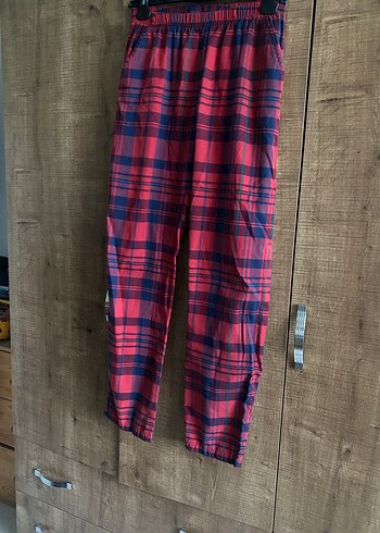 Diğer Dagi Kırmızı Ekoseli Pijama Altı