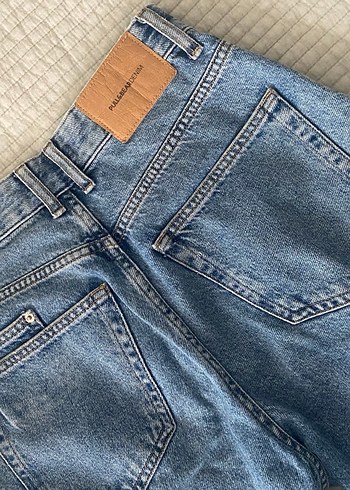 34 Beden Pull&Bear Mavi Balon Jean