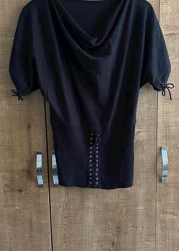 Roman Gipsy Siyah Korse Detaylı Kazak