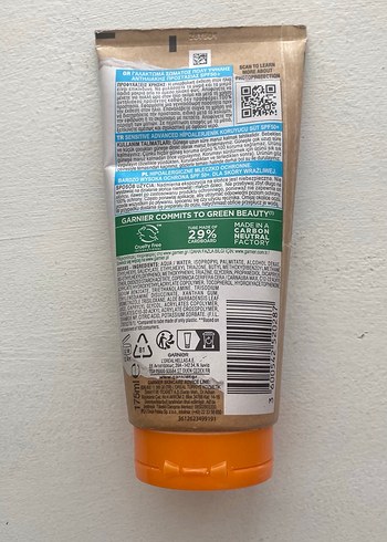 Garnier Ambre Solaire SPF 50 Hassas Cilt Koruyucu Süt - Görsel 2
